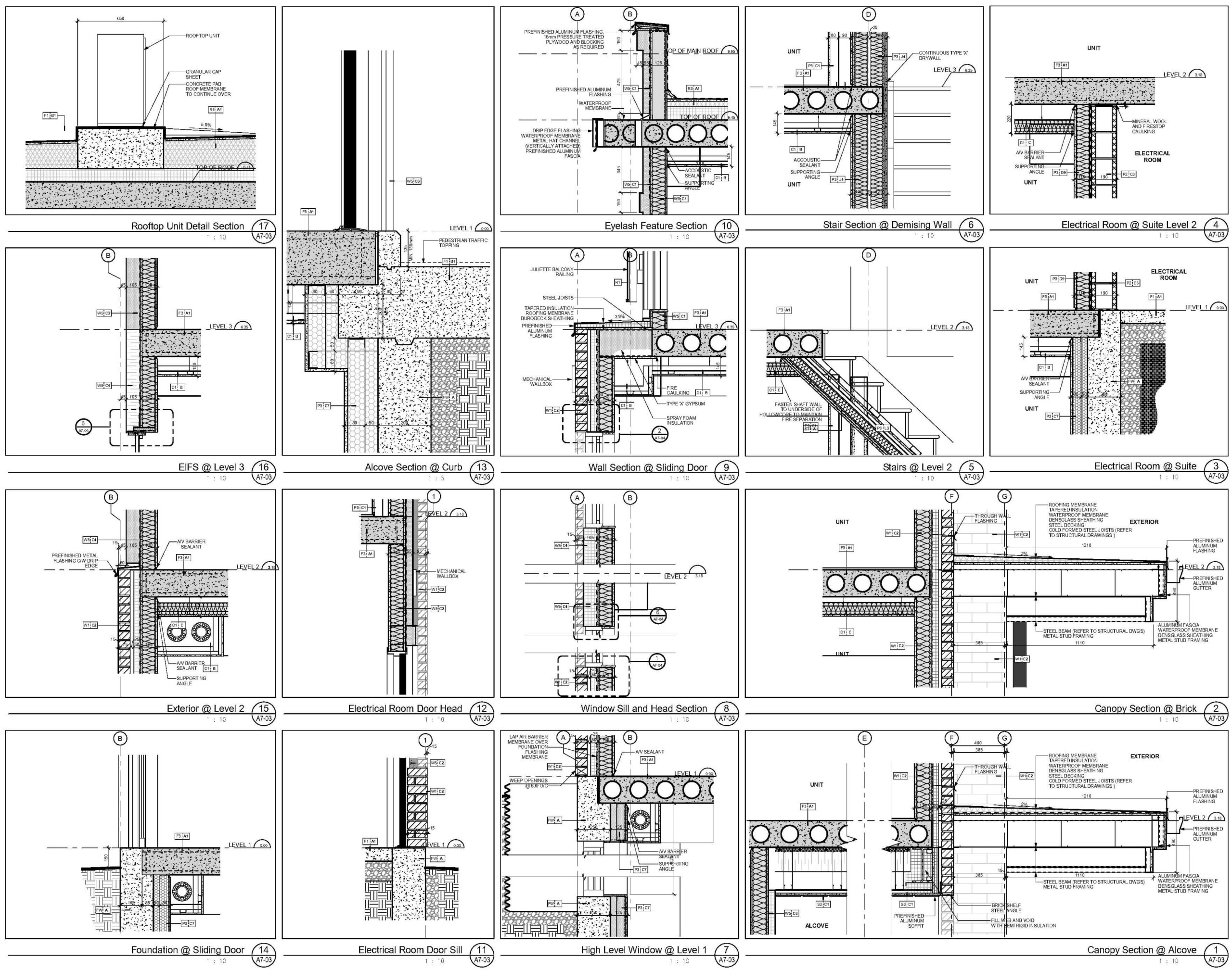 buildings sections3