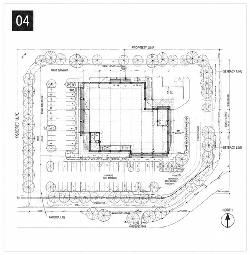 Cover sheet of a permit drawing package