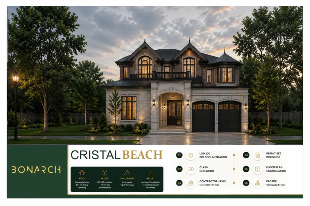 Cristal Beach residential project documentation by Bonarch Draft