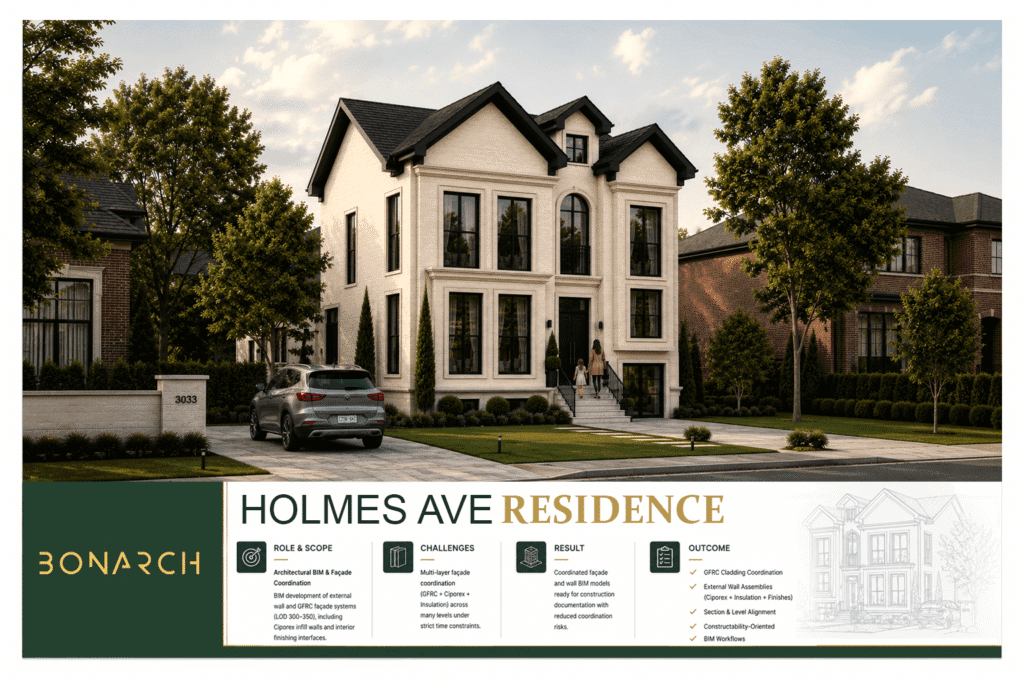 Holmes Avenue residence project documentation by Bonarch Draft