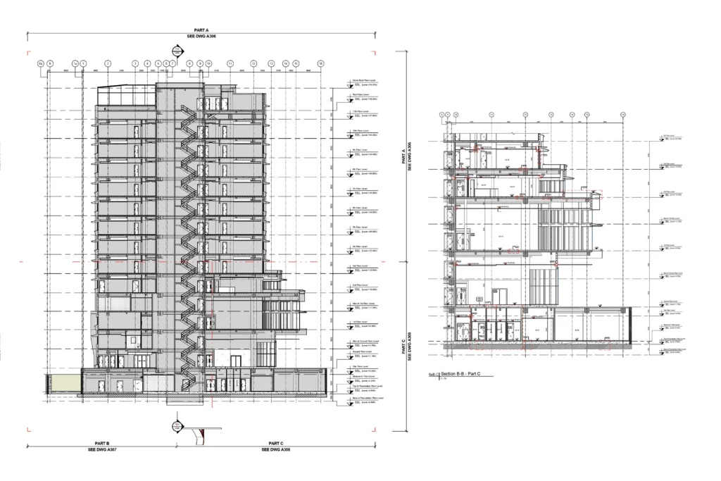 Hospitality BIM documentation package for a hotel project