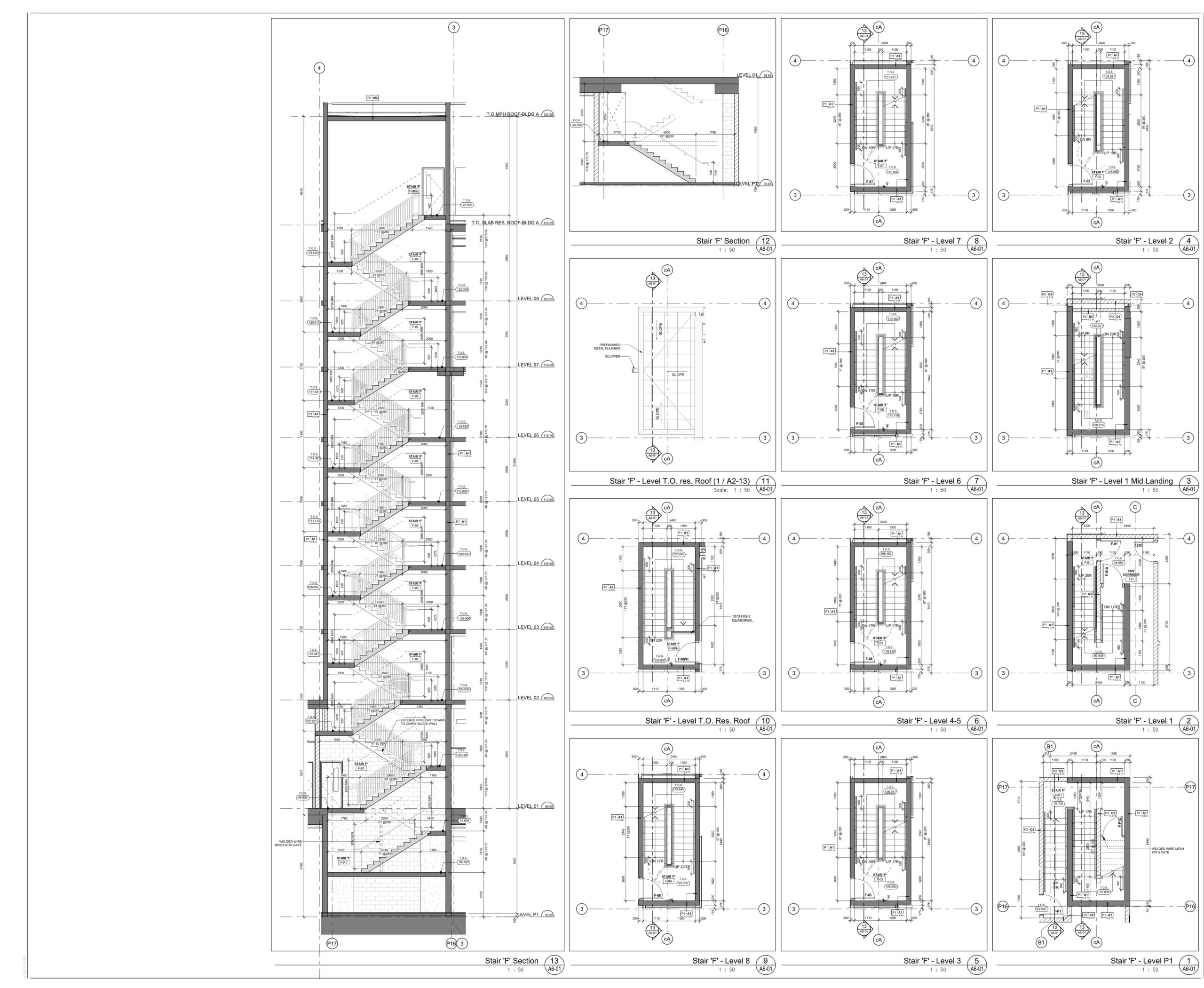 stair sections